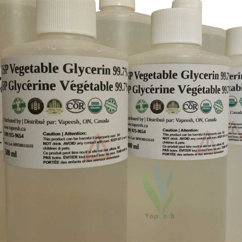 USP Vegetable Glycerin 99.7% - Malaysian - 500ml bottles